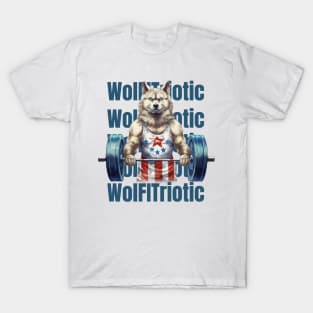 WolFITriotic - Wolf and Gym-Inspired T-Shirt T-Shirt